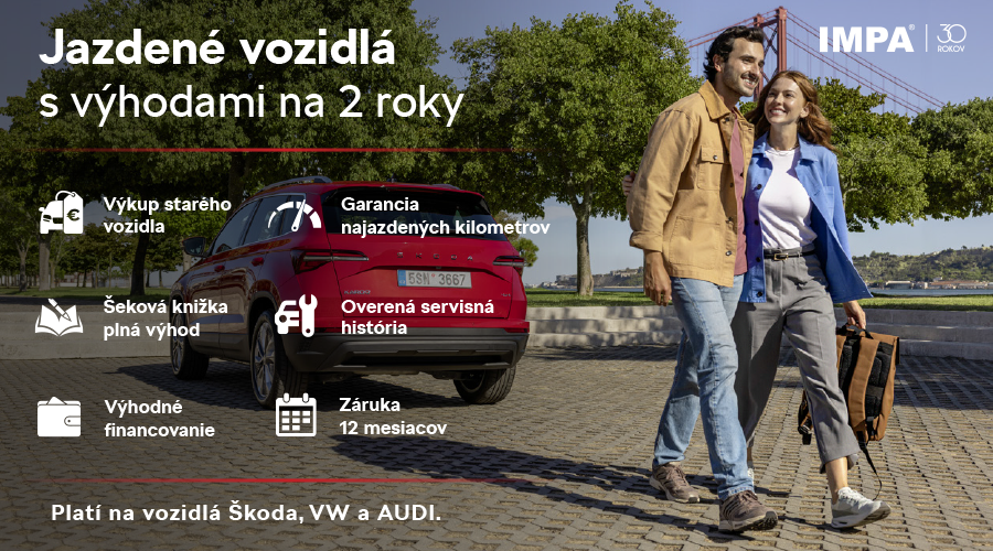 Jazdené vozidlá s garanciou a servisnou knižkou na 2 roky