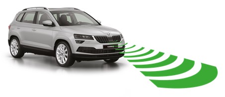 Front Assist so sledovaním chodcov