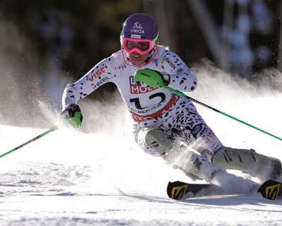 Veronika Velez-Zuzulová získala v slalome Svetového pohára prvé miesto