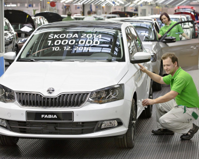 ŠKODA AUTO prvýkrát vyrobila 1 milión automobilov počas jedného roka