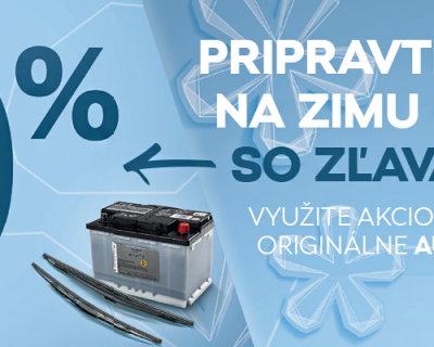 Pripravte sa na zimu už teraz so zľavami až do 20%