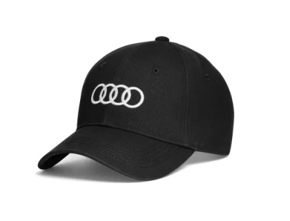 Audi šiltovka čierna