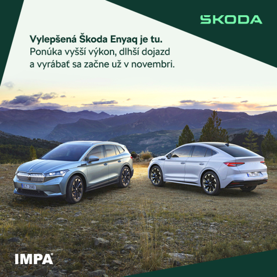 IMPA_FB_banner_Vylepsena_Skoda_Enyaq_je_tu_600x600px