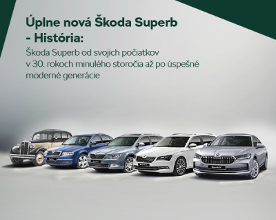 Úplne nová Škoda Superb - História