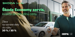 Banner Škoda Economy servis. Pretože vernosť prináša výhody.