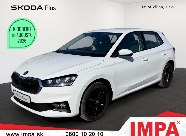 Škoda Fabia Selection 1.0 TSI 85kW DSG, 2026