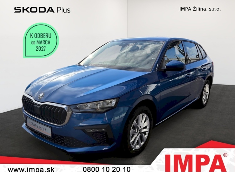 Škoda Scala Slection 1.0 TSI 85kW 6 st. manuál, 2026