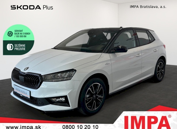 Škoda Fabia Monte Carlo 1.5 TSI 110 kW AT7, 2025
