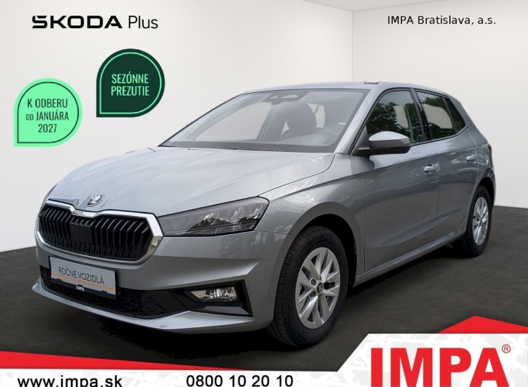 Škoda Fabia Selection 1,0 TSI 85 kW M6F, 2026