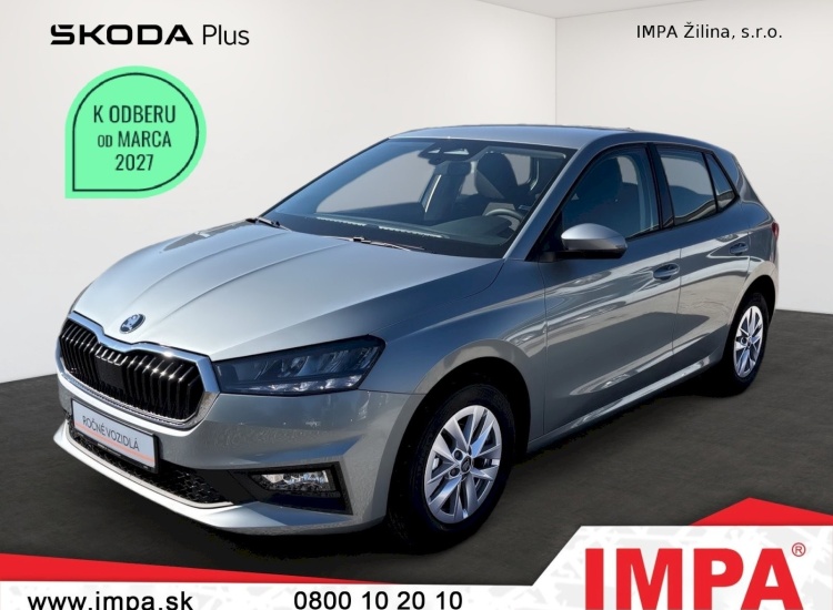 Škoda Fabia Selection 1.0 TSI 70kW 5 st. manuál, 2026